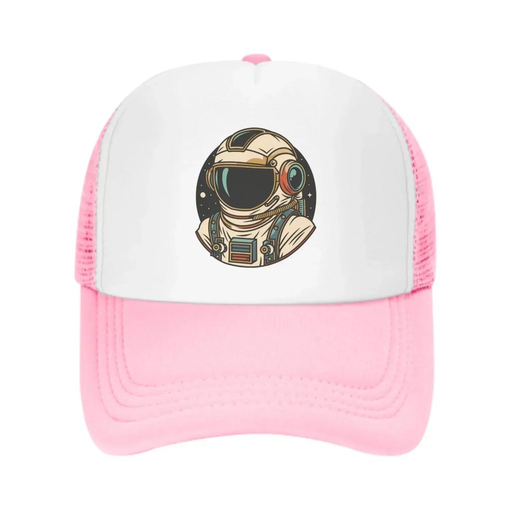 SpaceUnisex Mesh Trucker Hats for Unisex Women Adjustable Casual Fashion Baseball Caps for Outdoor Activities