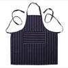 Pufo Simple Kitchen Apron, Cooking Apron, Universal Size, Navy Blue