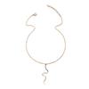Snake Necklace European and American Jewelry Summer Electroplating Personalized Retro Snake Pendant Sweater Chain Women