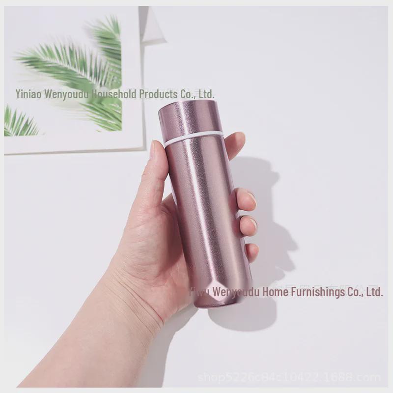 Mini Vaso Termo Delgado de 100 ml para Mujeres - Ultracompacto, Portátil, Diseño Simple