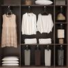 Wardrobe Sliding Rail Pants Hanger Retractable Clothes Rack Modern Bedroom Coat Racks Metal Aesthetic Multifunctional Hangers