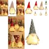 Charming Lighted Christmas Plush Gnome Doll With Shimmering Sequins And Colorful Accessories For Holiday Decorating