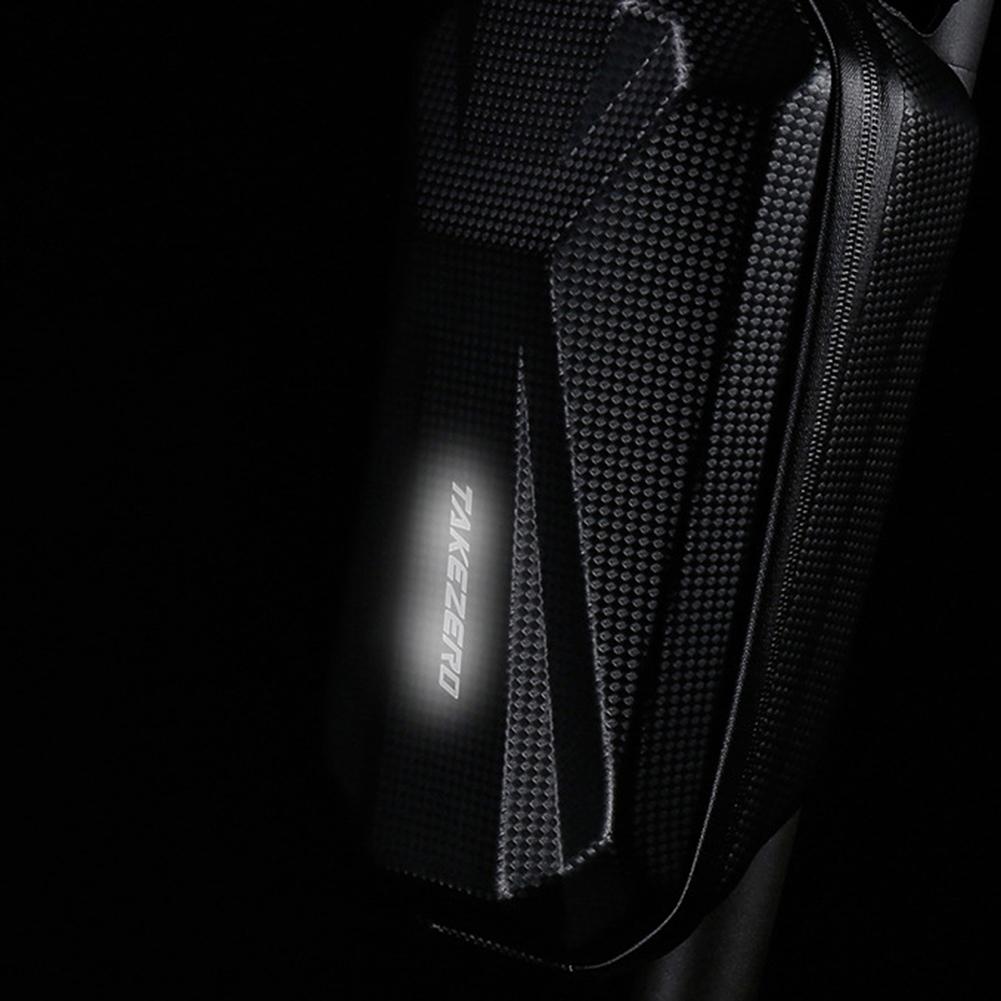 Electric Scooter Storage Bag Portable Handlebar Mounted Organizer Hard Shell Large Capacity Night Reflective for M365 PRO 2