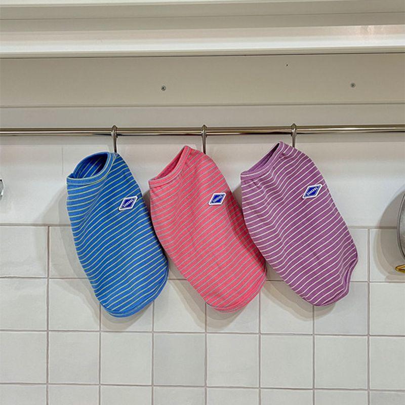 BARKDOG Cotton Striped Vest Indoor Wear M-6XL 3 Colors