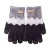 Cute Warm Kids Winter Gloves Windproof Full Finger Baby Gloves Soft Candy Color Children Mittens for 6-14 Years Old Outdoor