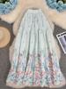 Women's Resort Style Floral Embroidered A-line Skirt