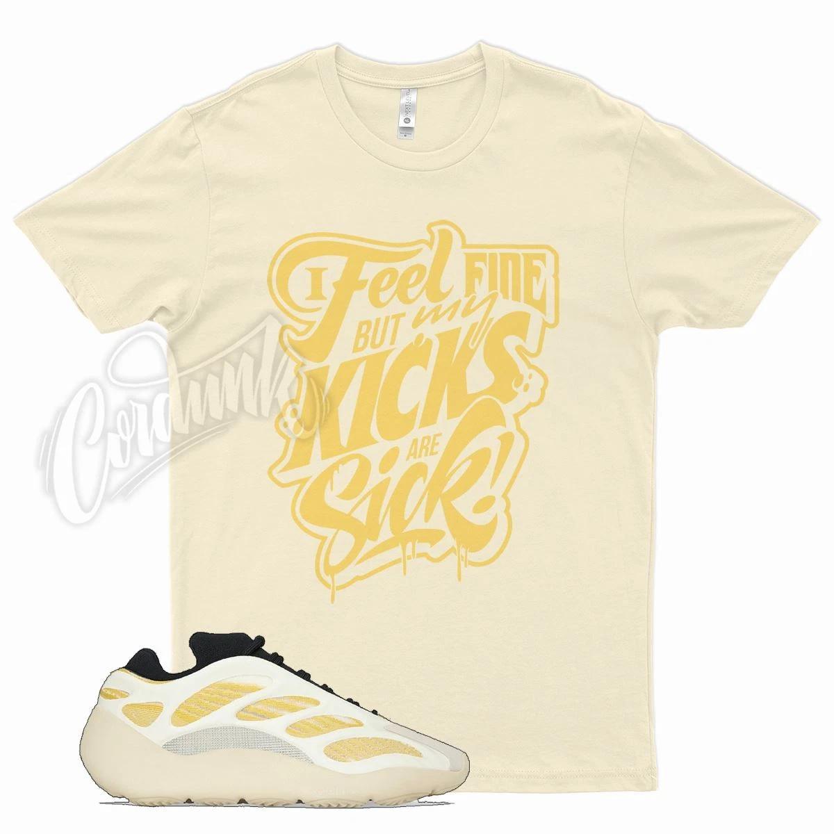 

Natural SICK T Shirt match YZ 700 SAFFLOWER Butter Natural Cloud Sesame XL