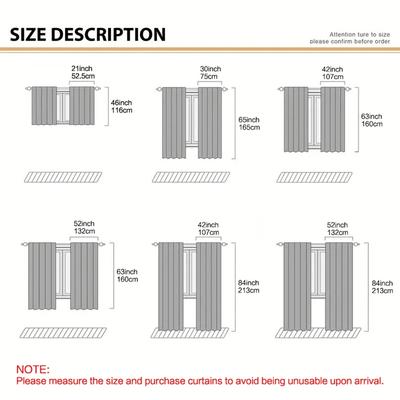Balcony Landscape Printed Curtain for Home Decor - Rod Pocket Window Treatment for Bedroom, Kitchen, Living Room