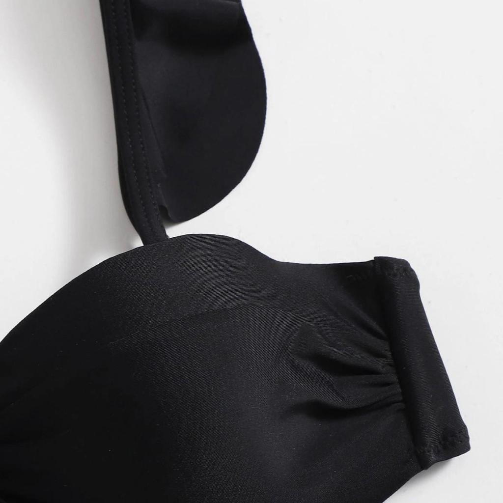 Nuevo Bikini Europeo y Americano de Lazo Dividido: Traje de baño sexy push-up de moda para mujer