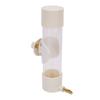 Bird Water Dispenser Easy to Refill Leakproof Automatic Parrot Water Feeder for Cockatiel Bird Cage 200ml