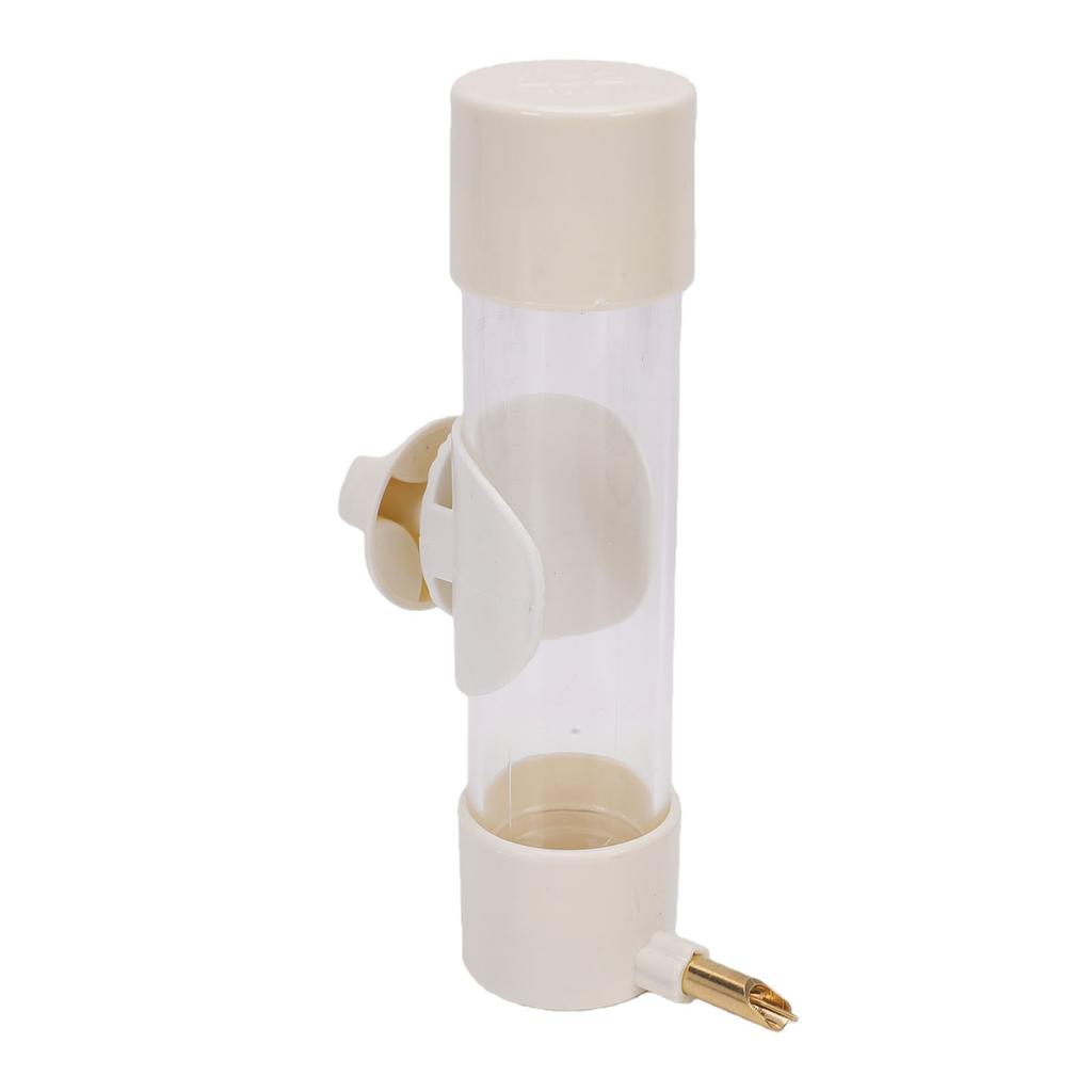 Bird Water Dispenser Easy to Refill Leakproof Automatic Parrot Water Feeder for Cockatiel Bird Cage 200ml