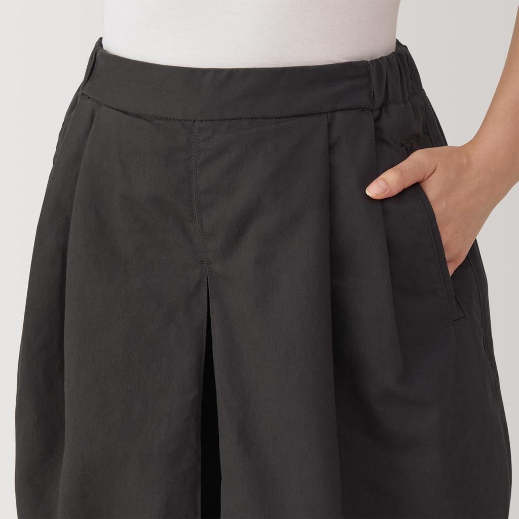 Pantaloni MUJI în amestec de hârtie japoneză BG1R9A4A Maro închis M Femei Femei Femei