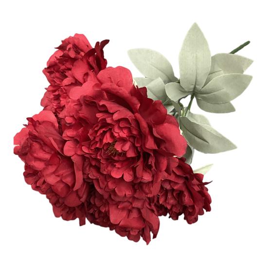 Yousheng Artificial Peony Bundle UV Resistant Faux Peony Flowers Realistic Fake Peony Branch for Home Decor Party Wedding Centerpiece Floral