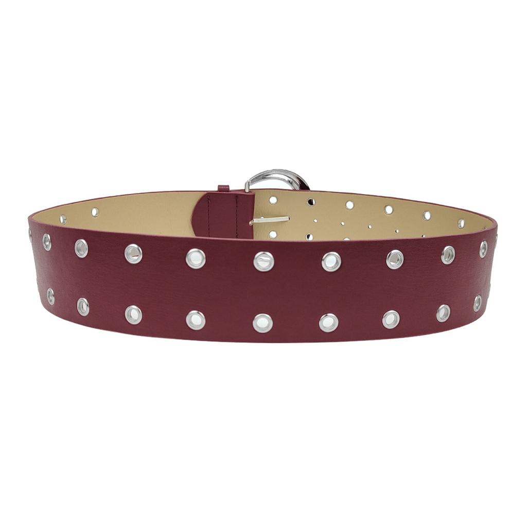 Millennial Grommet Waist Belt Punk Chain for Cowboy Cowgirl Buckle Unique Buckle Waist Chain Millennial Grommet Belt