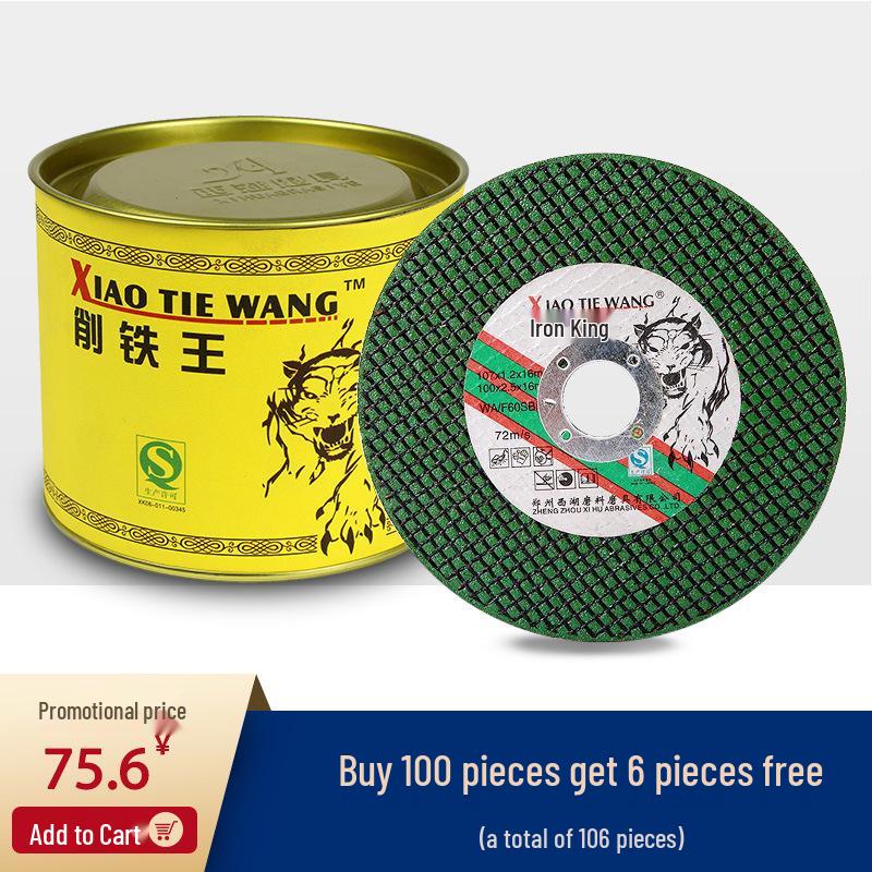 King of Cutting: Ultra-thin 100mm Stainless Steel Angle Grinder Disc for Metal Polishing & Grinding