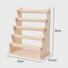 Solid Wood Detachable Three-Layer Bracelet & Jewelry Display Stand