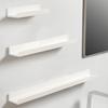 Shower Caddy Wall Mounted Plastic Floating Shelves No Drill Bathroom Storage Organizer for Bathroom Kitchen Living Room