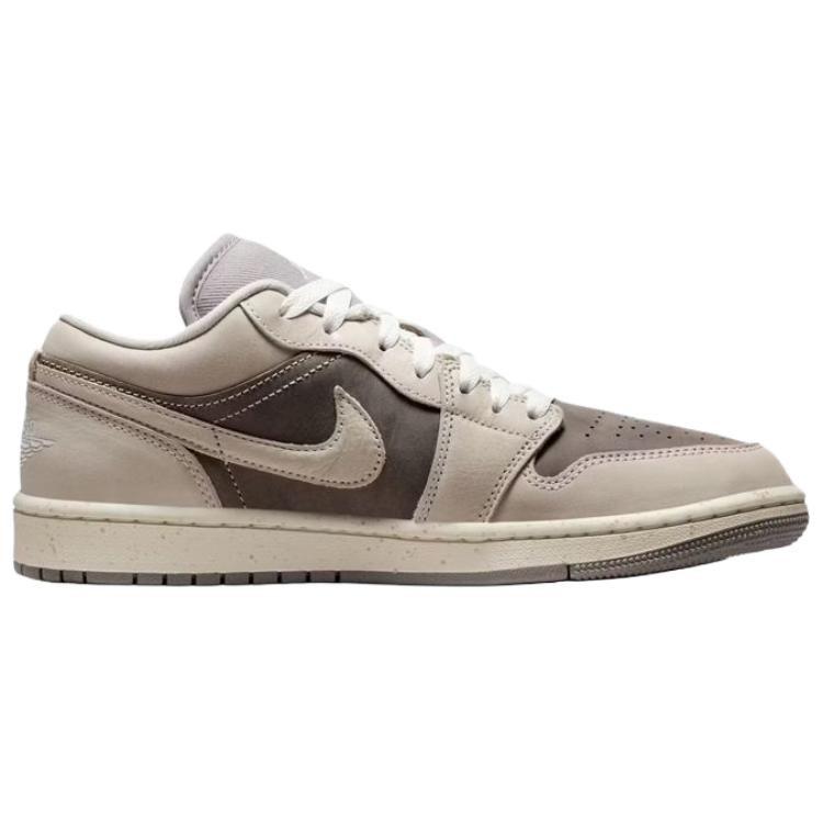 Jordan Air Jordan 1 Cushioning Low top Vintage Basketball Shoes Women's Beige Brown IB7011-001