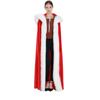 Women's Calf-Length Hooded Fleece Cape - Warm Winter Christmas Princess Coat