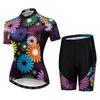 Weimostar Pro Team Abbigliamento da Ciclismo Set Maglia da Ciclismo da Donna Traspirante Abbigliamento per Mountain Bike Uniforme Estiva per Bici Ropa