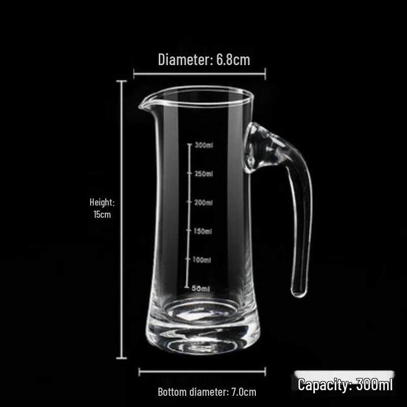 Shangqi Handmade Graduated Glass Wine Decanter Set