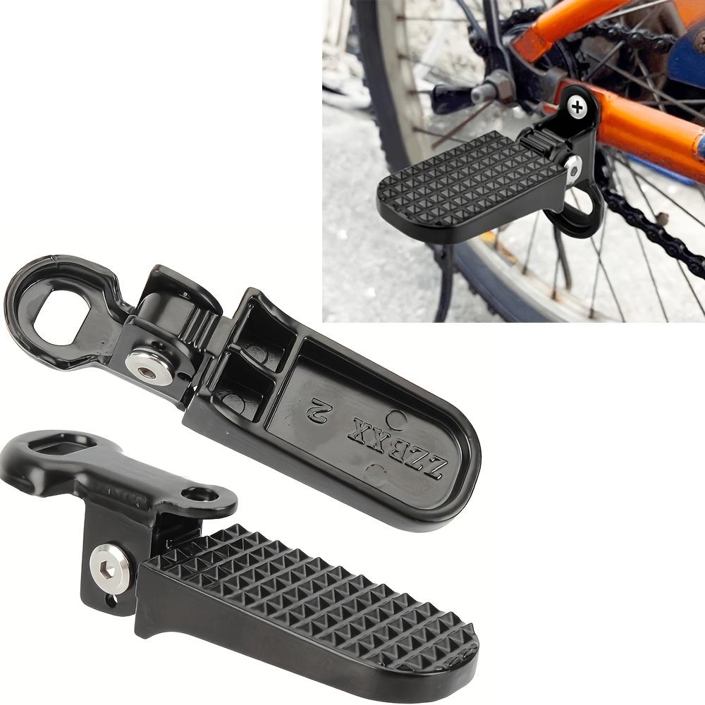 Motorcycle Bike Scooter Rear Passenger Foot Peg Footrest Pedal Bracket Stand Support Kit