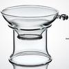 Transparent Borosilicate Glass Tea Infuser & Heat-Resistant Stainless Steel Strainer with Bamboo Handle - Kung Fu Accessories