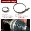 Alpha Rider For Auto/ATV CV Joint Axle Boot Clamp Pliers Tool With 20 Crimp Bands -Ear Type Extension For Most Cars