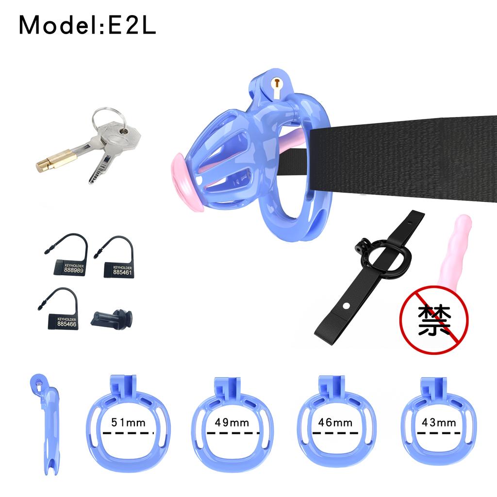 New Chastity Cage Male Device Kit Sex Toys For Men Gay Couples Mamba Cock Lock Penis Ring Bdsm Bondage Adult Games Sex Shop 18+