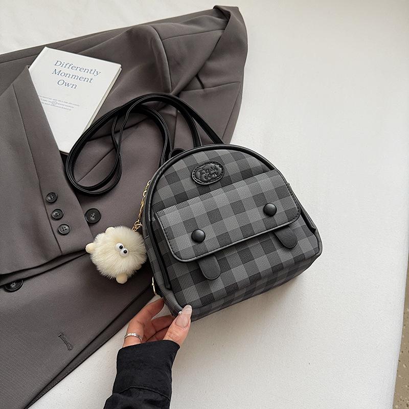 

Ретро Простой и Модный Мини-рюкзак Студенческий Маленький Рюкзак Высокий Уровень Внешнего Вида Школьный Рюкзак чёрный