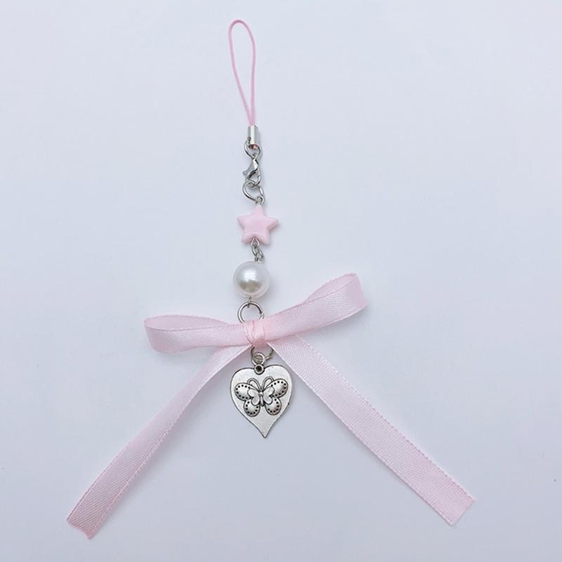 Colorful Phone Chain Handmade Phone Jewelry Trendy Bag Pendant Bag Charm Phone Lanyard Perfect Gift for Woman Girls