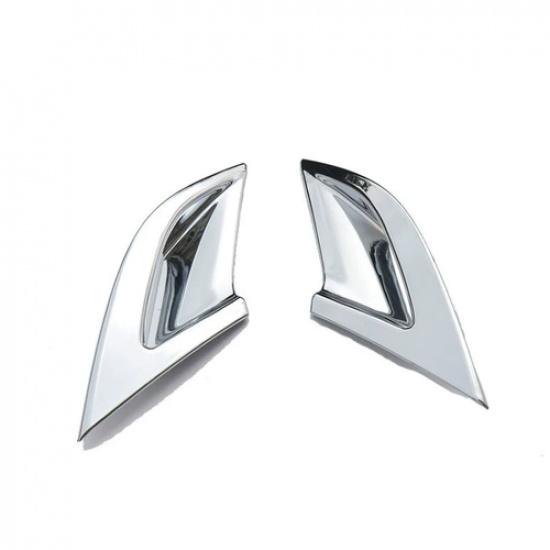 ABS Chrome Front Fog Light Cover Trim 2pcs for Honda Accord