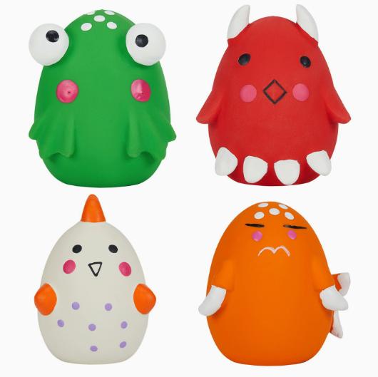 Latex Pet Squeaky Toy, Wear Resistant Durable Chew Toy, Bring Fun & Accompany Pets Growth