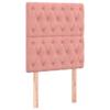 Tête de lit - Maison Exclusive - Rose velours - 80 x 7 x 118/128 cm - Hauteur réglable