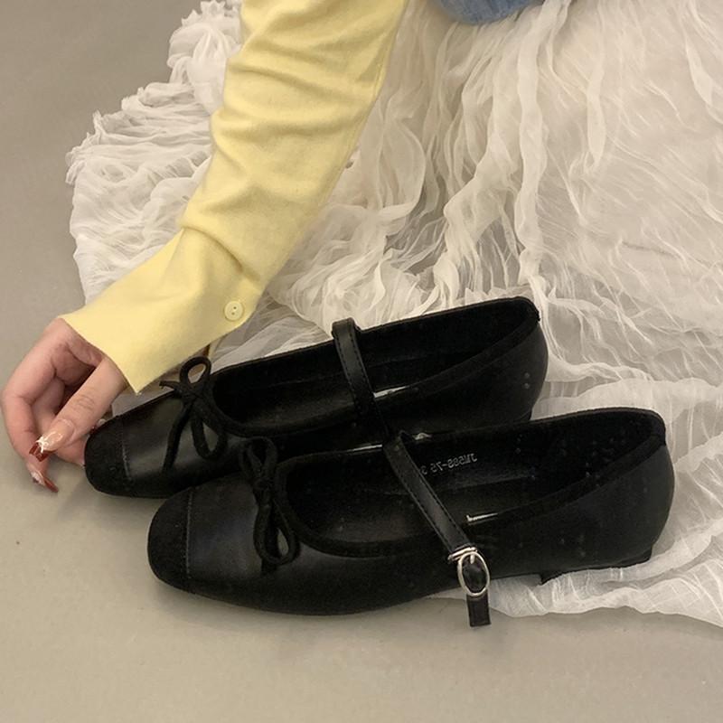 Bailamos 2025 Women Flat Shoes Square Toe Shallow Soft Ballerina Shoes Ladies Ballet Loafers Classics Mujer Casual Dress