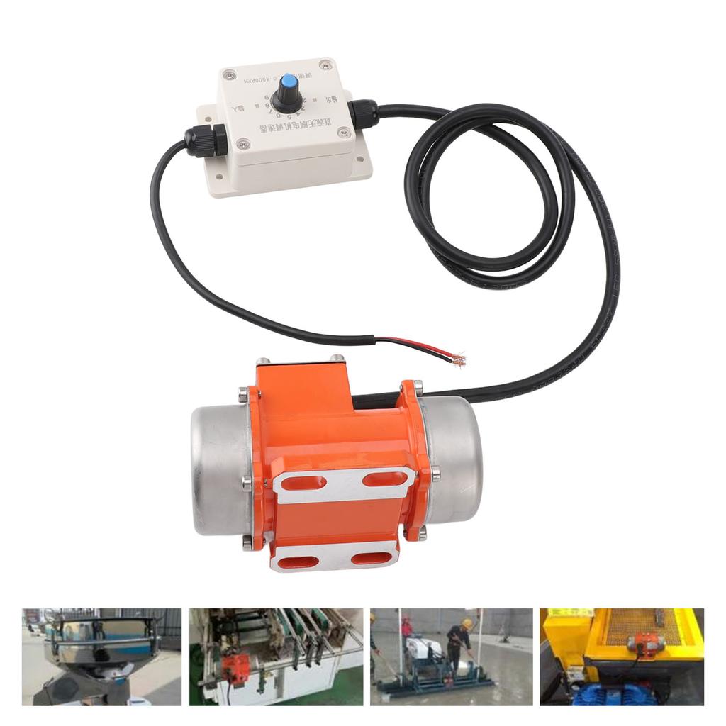 Concrete   Vibration Motor with Speed Controller   24V Brushless IP65 Aluminum Alloy Electric Concrete Vibrating Motor