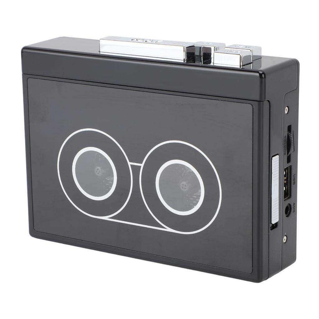 DC5V Stereo Cassette Player with Earphones Bluetooth 5.0 Vintage Auto Reverse USB Cassette To MP3