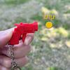 Creative Weapon Mini Gun Model Pendant Keychain  Bag Decoration Stress Relieving Toys Keychain Car Key Rings Gifts