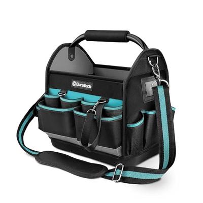 DURATECH Multifunctional Tool Bag, Tool Storage Bag, 900D Oxford Cloth with Adjustable Shoulder Strap and Steel Handle, Large Capacity, for Maintenanc