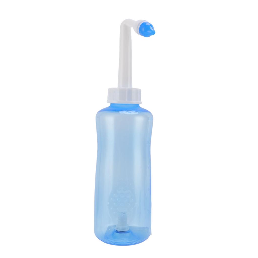 Nasal Wash Bottle Nose Wash Cleaner Rinse Irrigation Bottle with Single Hole Three Hole Nozzle 500ml