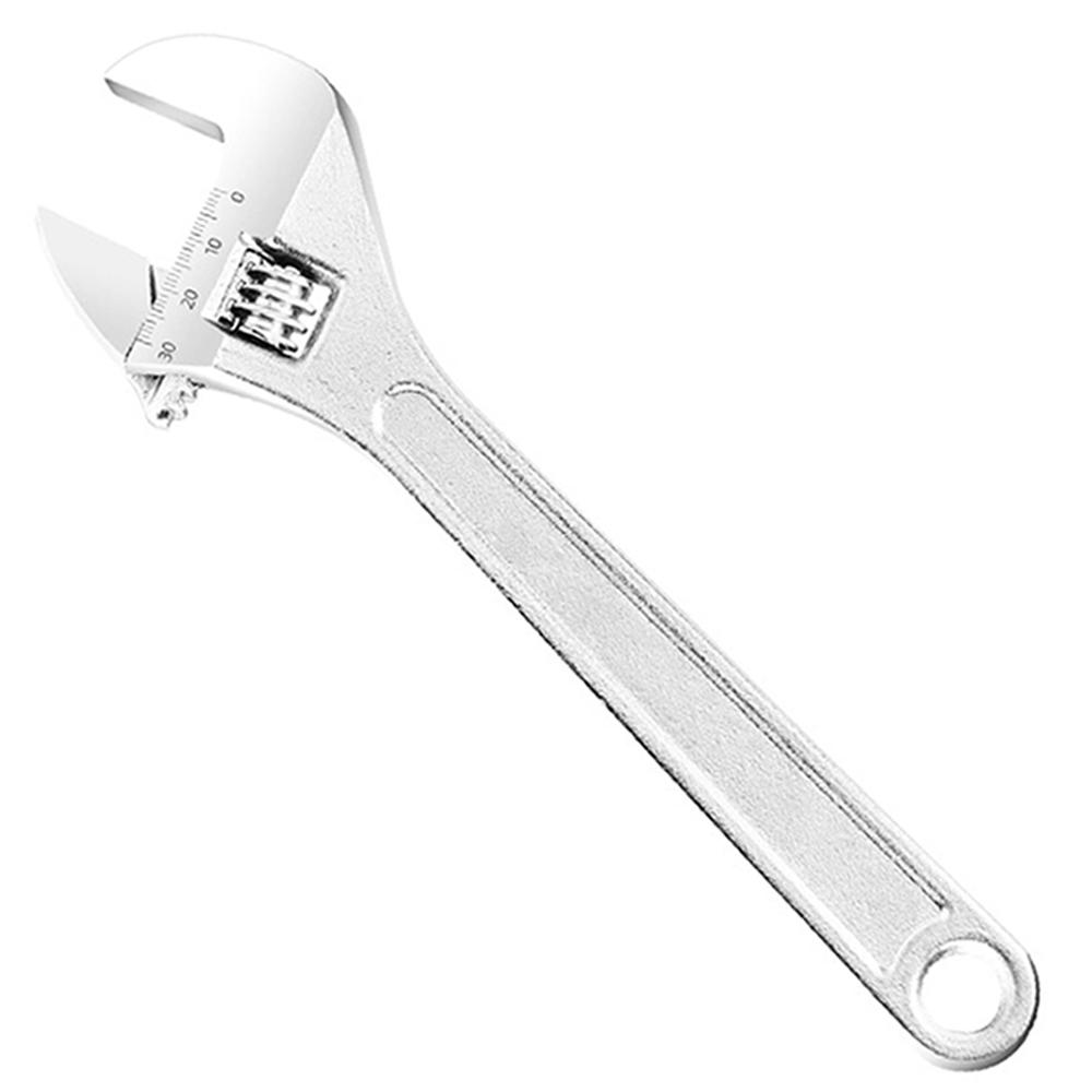 

6/8/10/12 дюймов Регулируемый гаечный ключ Большой зев Длинная рукоятка Универсальный гаечный ключ Углеродистая сталь Механическая мастерская Ручные инструменты для ремонта 6-Inch чёрный