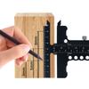 T-Square Ruler, Adjustable Aluminum Alloy Scriber Drawing T-Ruler for Carpentry Measuring Woodworking Line Drawing