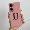 Case For Tecno Camon 20 Pro 4G Cute Initial Letters Liquid Soft Silicone Cover Shell For Tecno Camon 20 Pro CK7n CK6 CK6n Coque