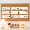 Pack of Colorful Thematic Learning Posters Creative Decors For Youngly Students Classroom Teaching Aids And Decoration