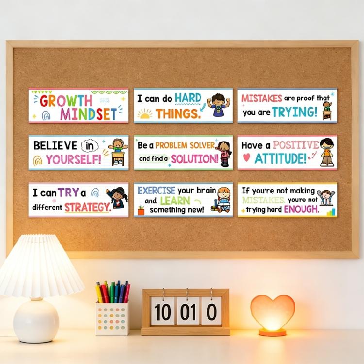 Pack of Colorful Thematic Learning Posters Creative Decors For Youngly Students Classroom Teaching Aids And Decoration