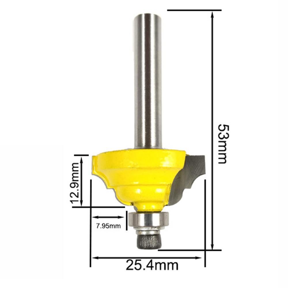 1/4 Inch Shank Edge Forming Router Bit 1-1/4 Inch Width Bead Molding Router Bit Trim Work