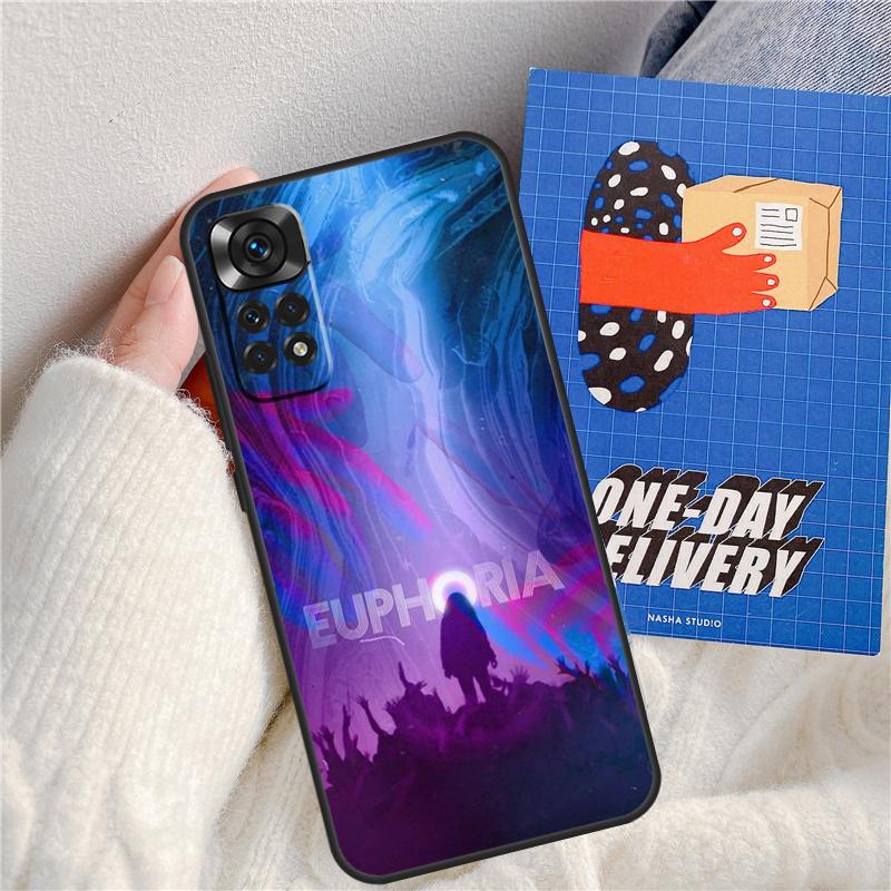 American TV Series Euphoria Funda For Xiaomi Redmi 14C 10C 12C 13C Redmi Note 14 Pro 9 10 11 12 10S 11S 12S 13 Pro Case