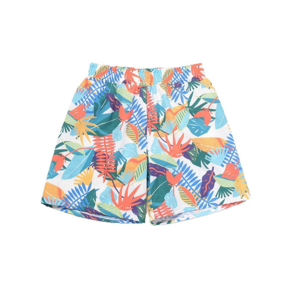 Schnelltrocknende Eltern-Kind-Badeshorts - Jungen Badeshorts mit lockerem Schnitt für Urlaub & heiße Quellen