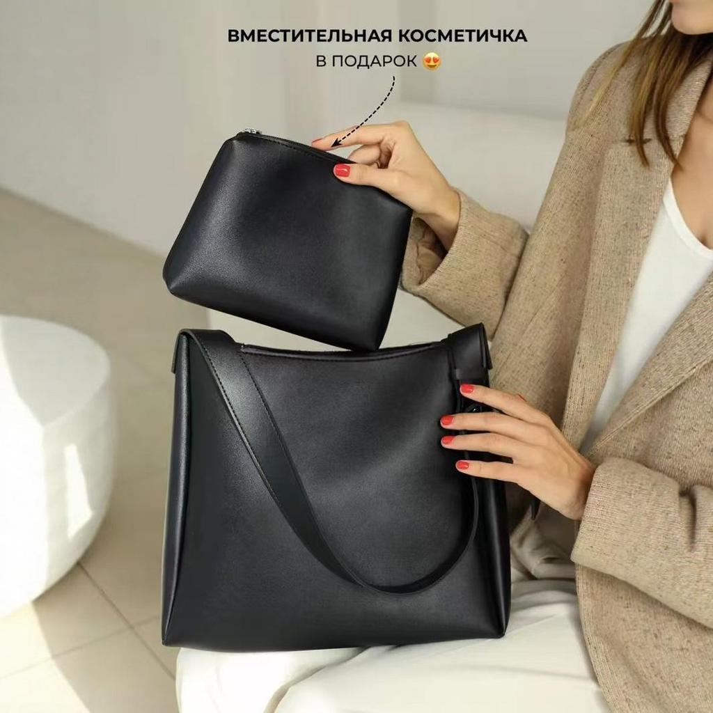 Sac fourre-tout rétro grande capacité pour femme 2025: Sac à main seau tendance pour les trajets domicile-travail