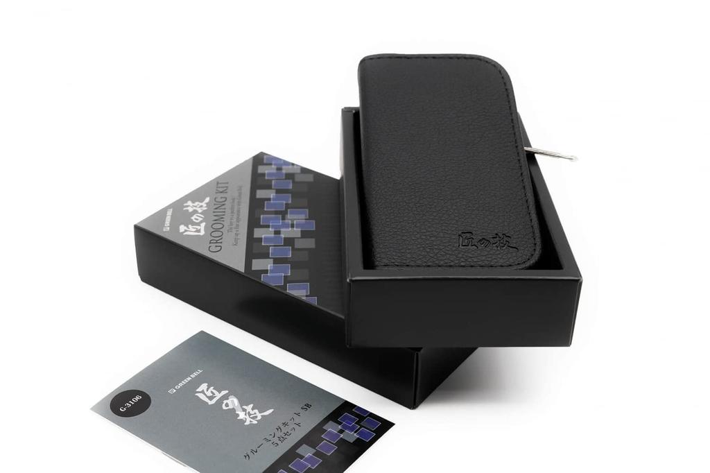 Green Bell Craftsmanship Grooming Kit SB Set 5-piece G-3106